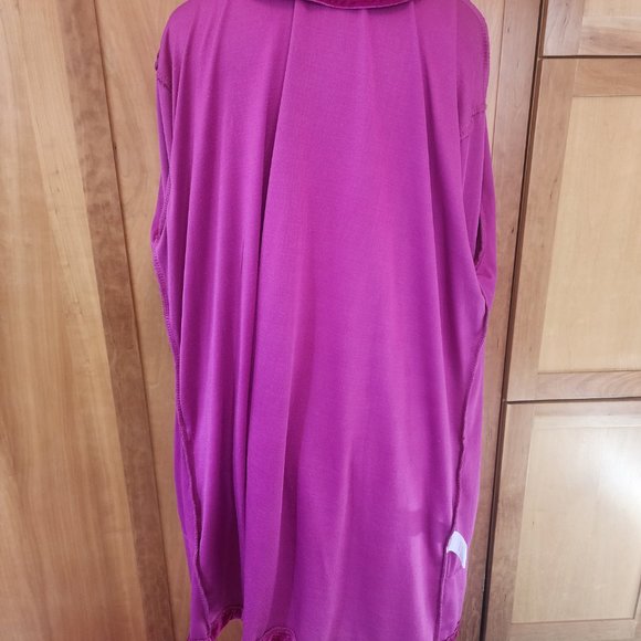 Amaryllis Pink Velvet Jacket Sz 1X - Picture 6 of 8